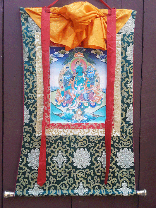 Green Tara Thangka 24"x31"