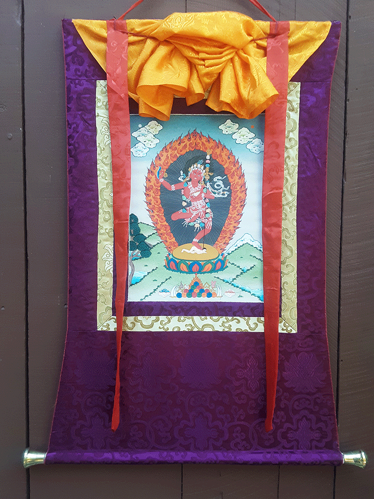Vajravarahi Thangka 26"x32"