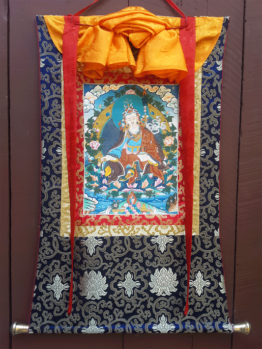 Guru Rinpoche Thangka 25" x 32"