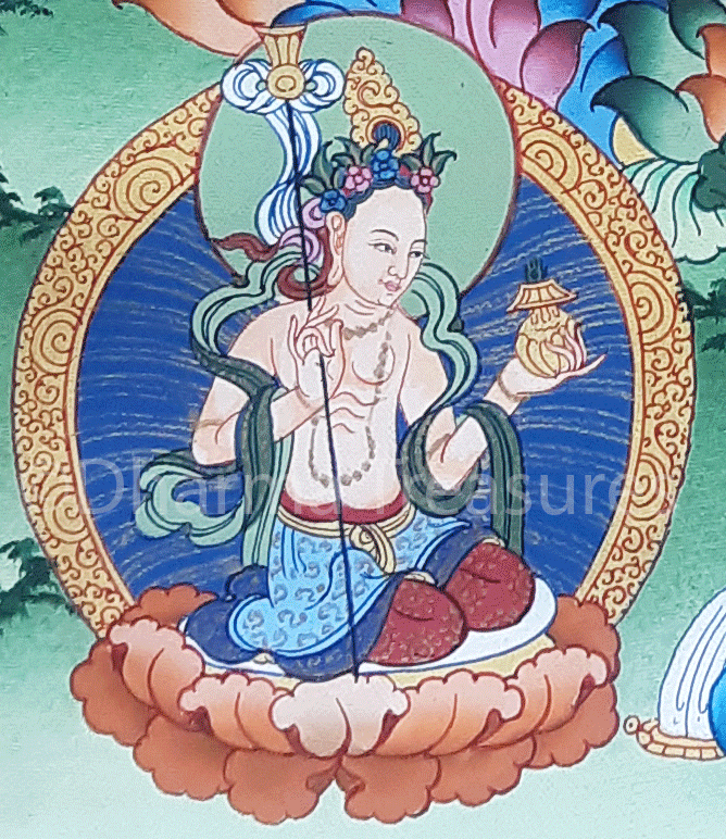 Guru Rinpoche Thangka 24" x 32"