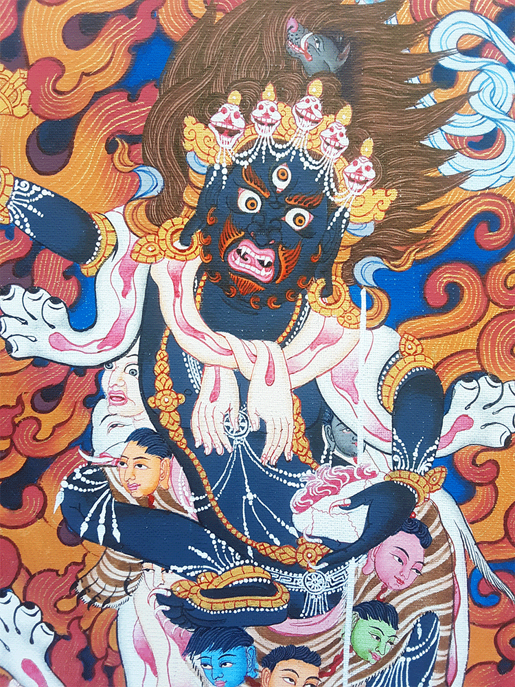 Troma Trikaya Thangka 32"x43"
