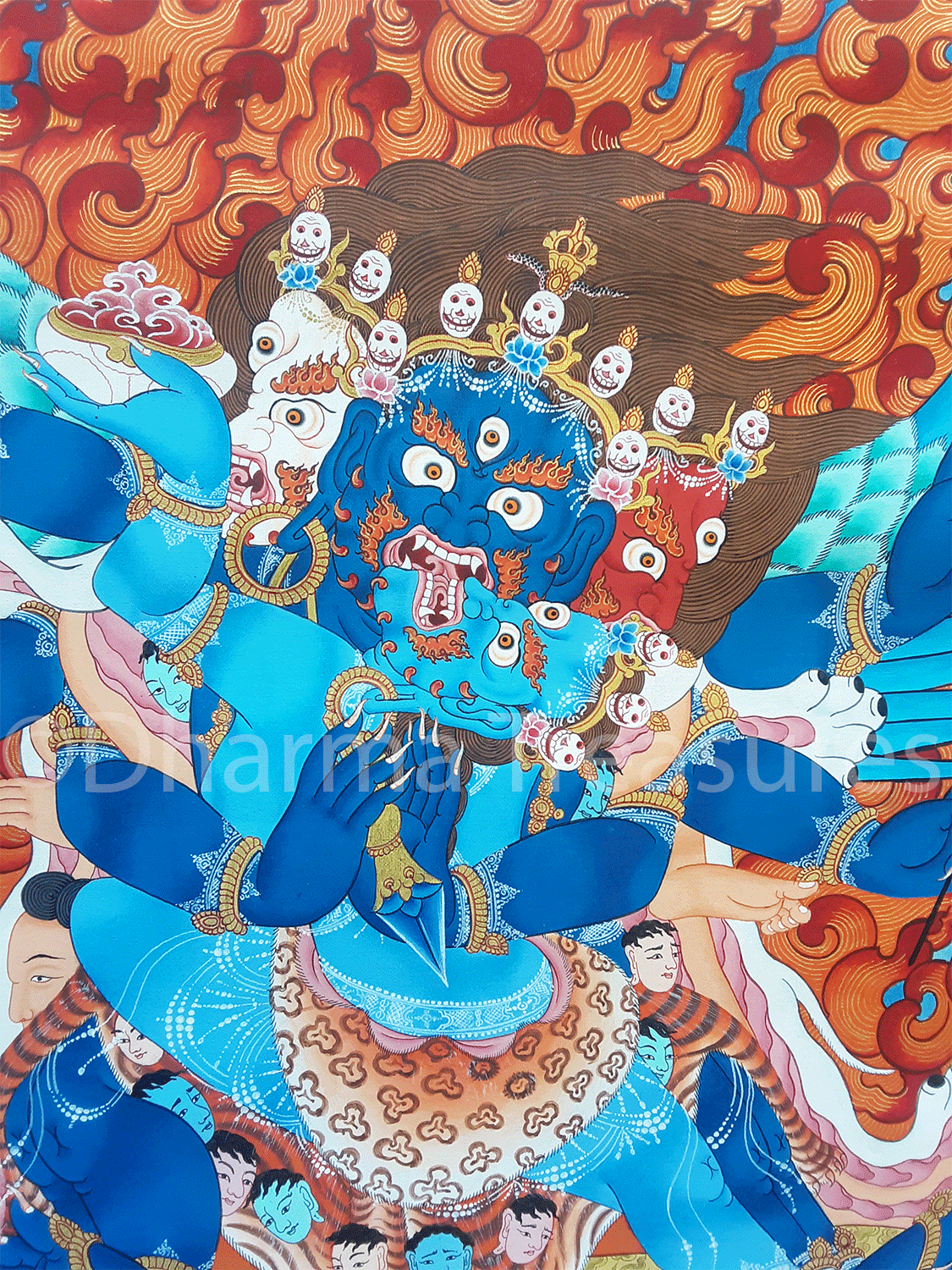 Vajrakilaya Thangka 41" x 59"