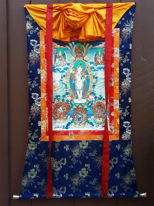 Khandro Thuk Thik Thangka 36" x 51"