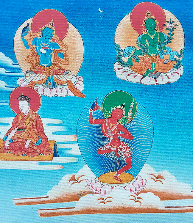 Machig Labdron Print Thangka 28"x36"