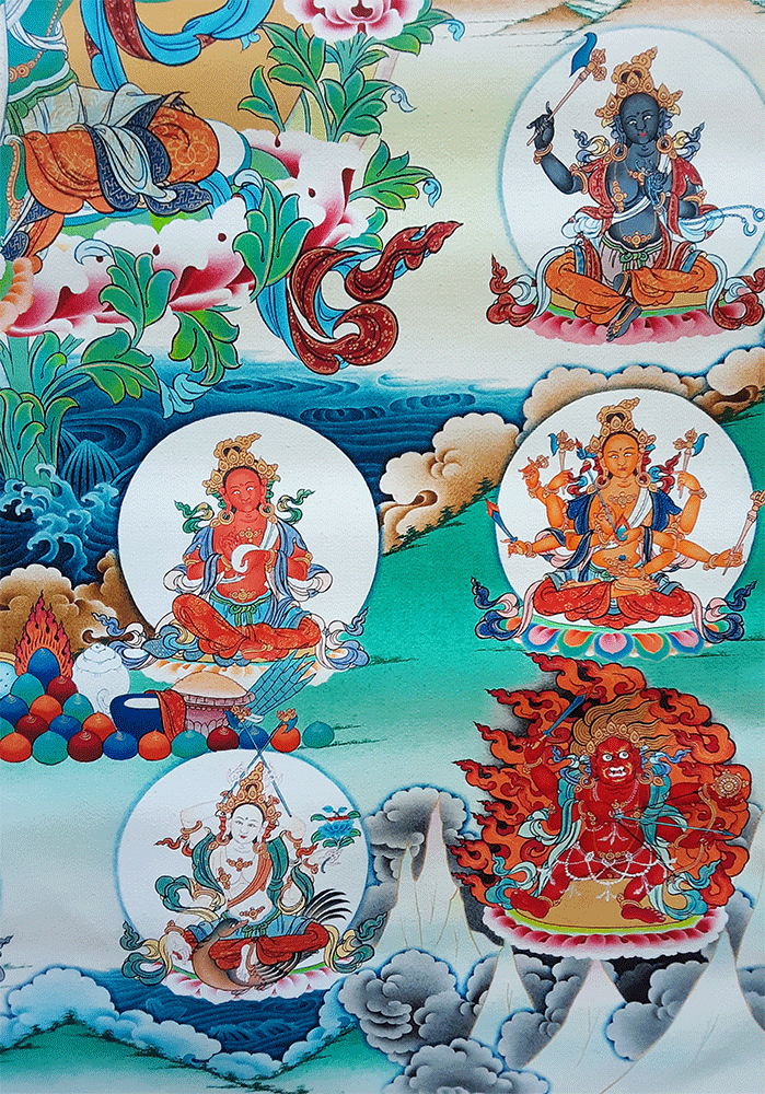 21 Taras Print Thangka 36"x48"