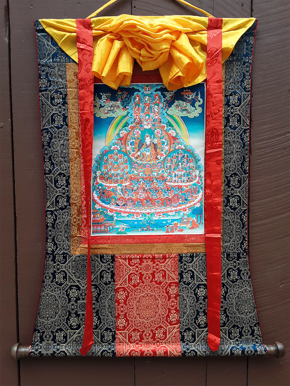 Dudjom Tersar Refuge Tree Print Thangka (Various Sizes)