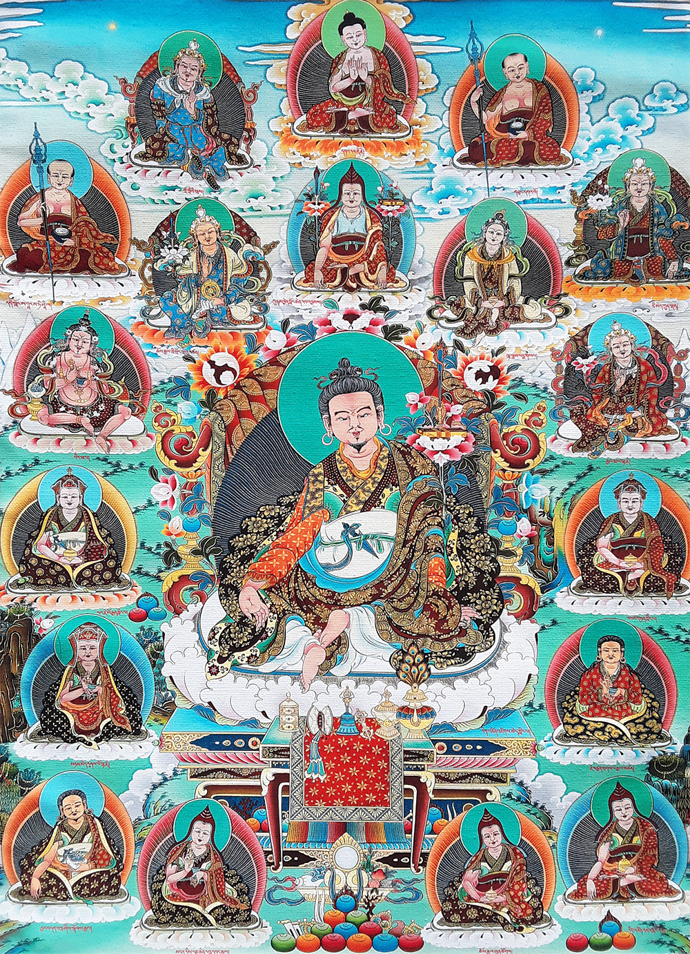 Jigme Lingpa Print Thangka 28"x36"