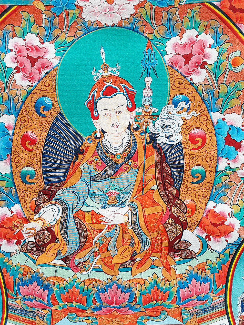 Dudjom Tersar Refuge Tree Print Thangka (Various Sizes)