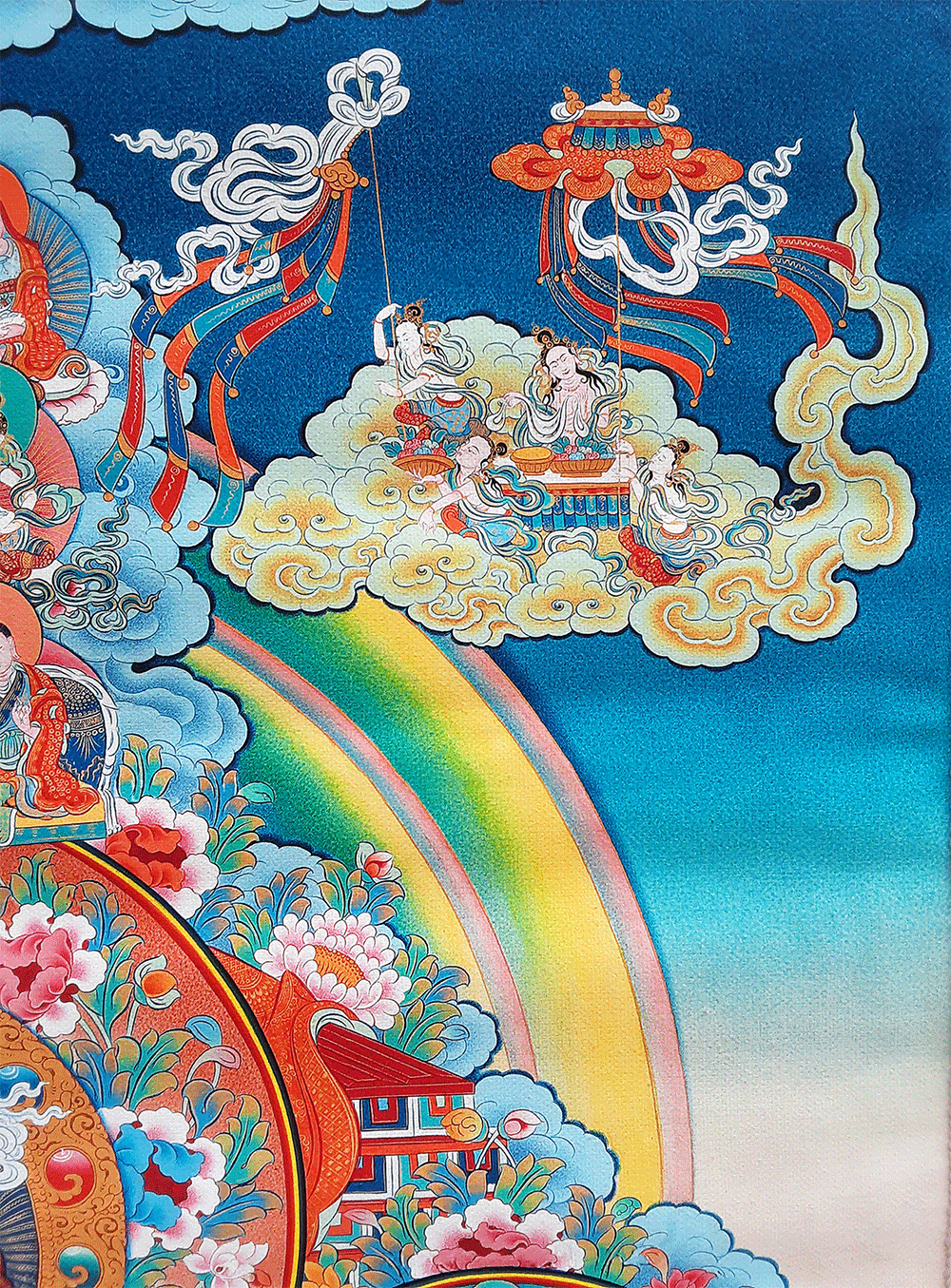 Dudjom Tersar Refuge Tree Print Thangka (Various Sizes)