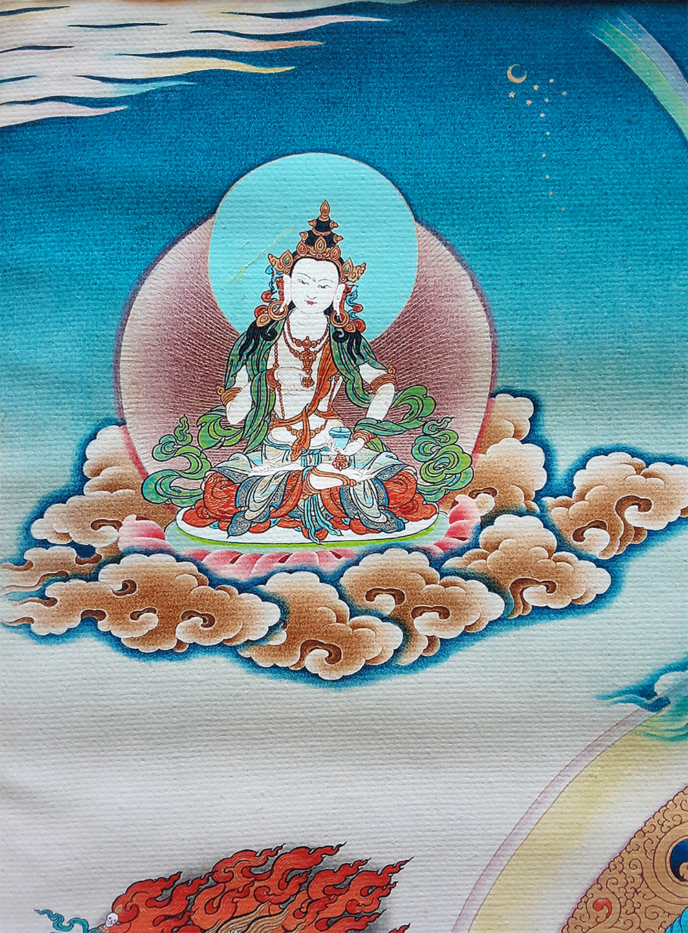 Chenrezig Print Thangka 28"x36"