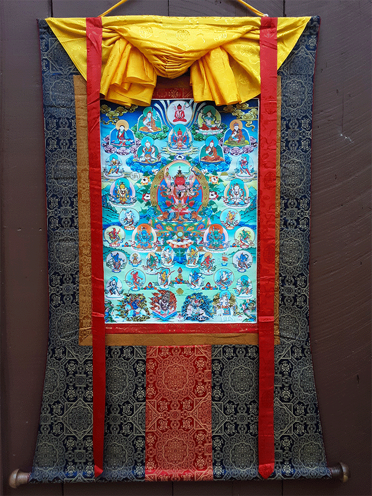 Chime Tsog Thik Print Thangka 36"x48"