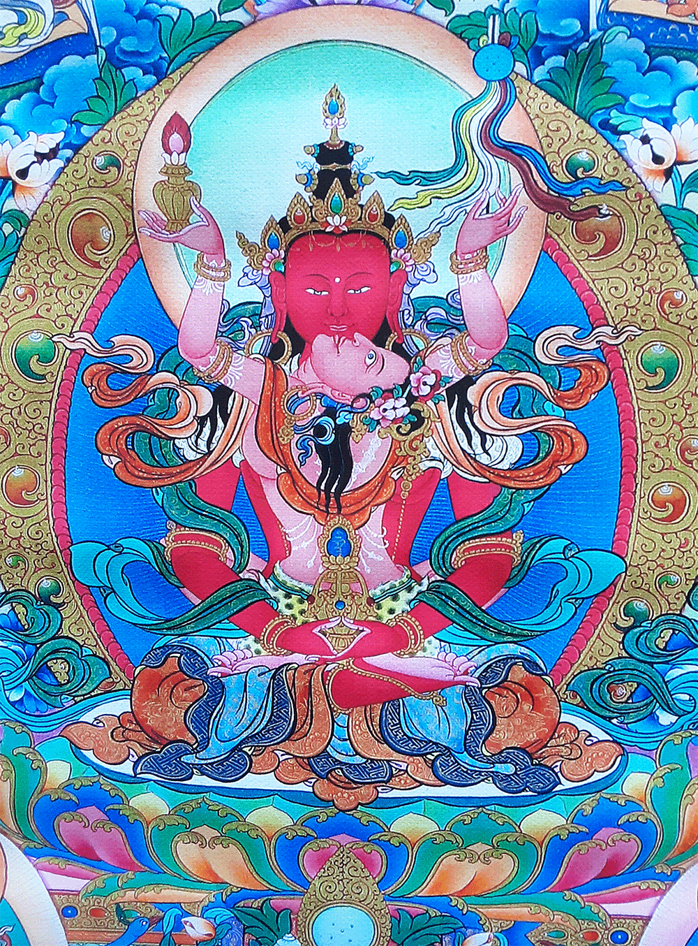 Chime Tsog Thik Print Thangka 36"x48"