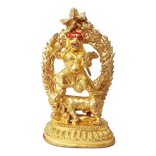 Dorje Drolo Gold Plated Statue 4.5"