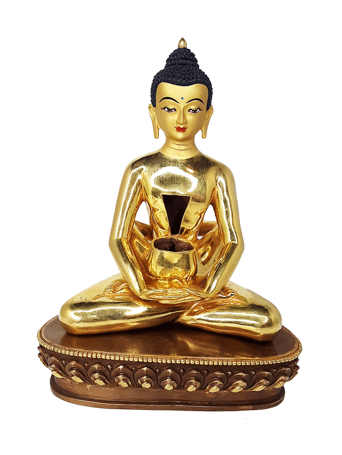Kuntuzangpo Yabyum 8" Gold Plated