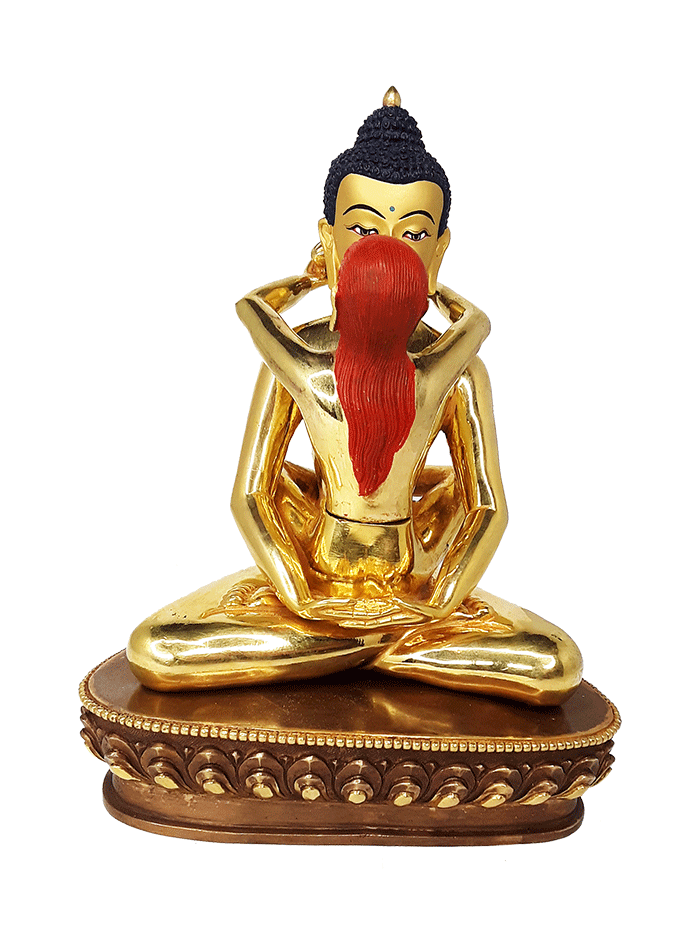Kuntuzangpo Yabyum 8" Gold Plated