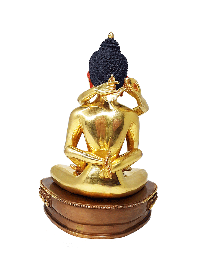 Kuntuzangpo Yabyum 8" Gold Plated