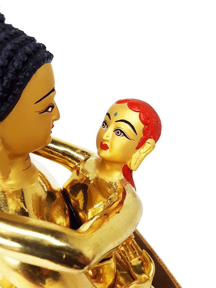 Kuntuzangpo Yabyum 8" Gold Plated