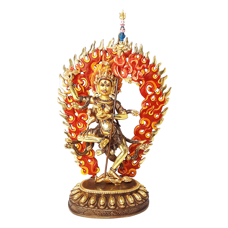 Troma Nagmo Statue Gold Plated  10.75""