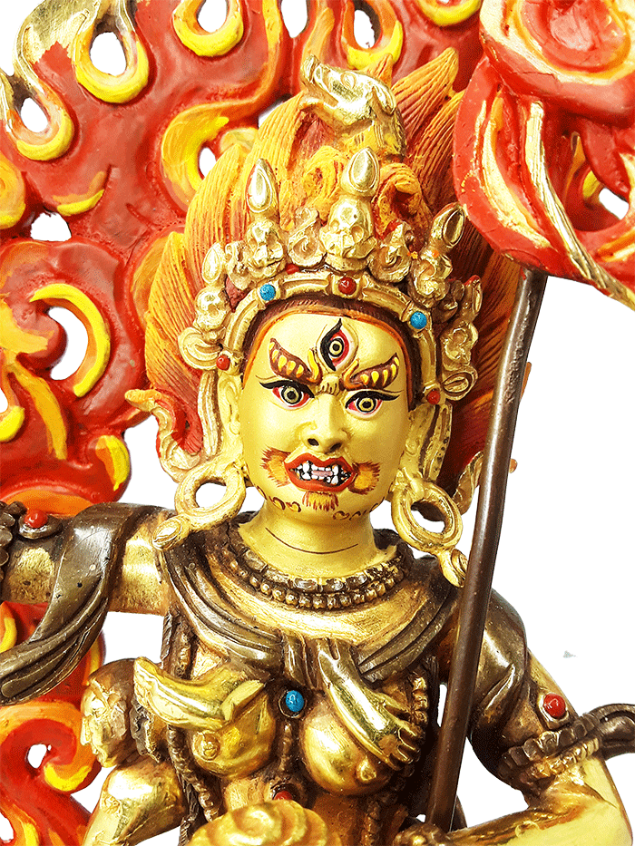 Troma Nagmo Statue Gold Plated  10.75""