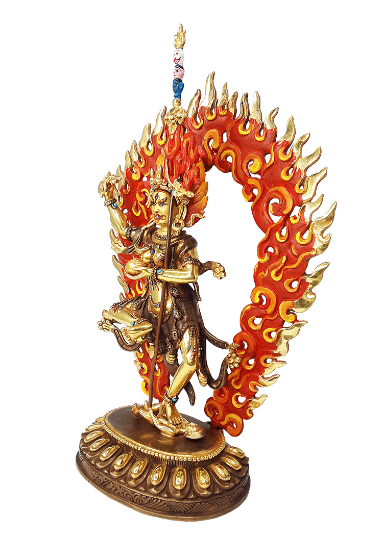 Troma Nagmo Statue Gold Plated  10.75""