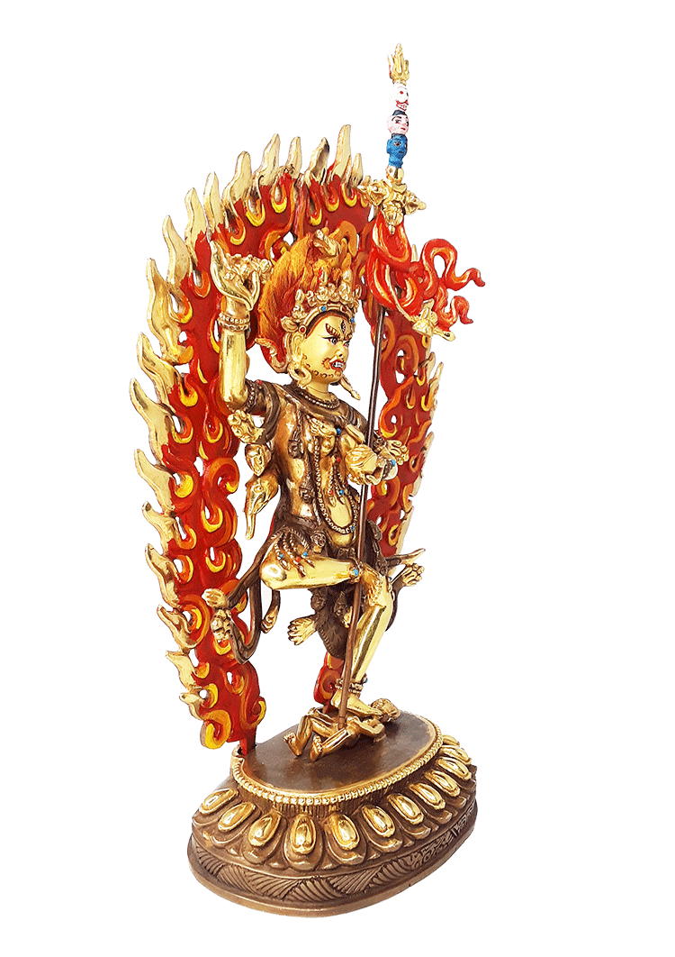 Troma Nagmo Statue Gold Plated  10.75""