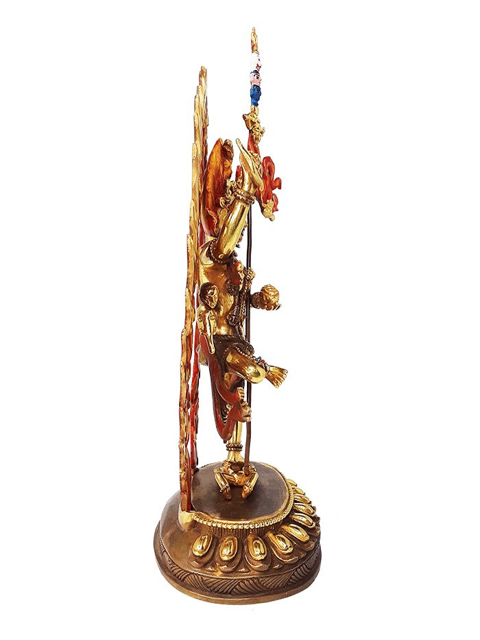 Troma Nagmo Statue Gold Plated  10.75""