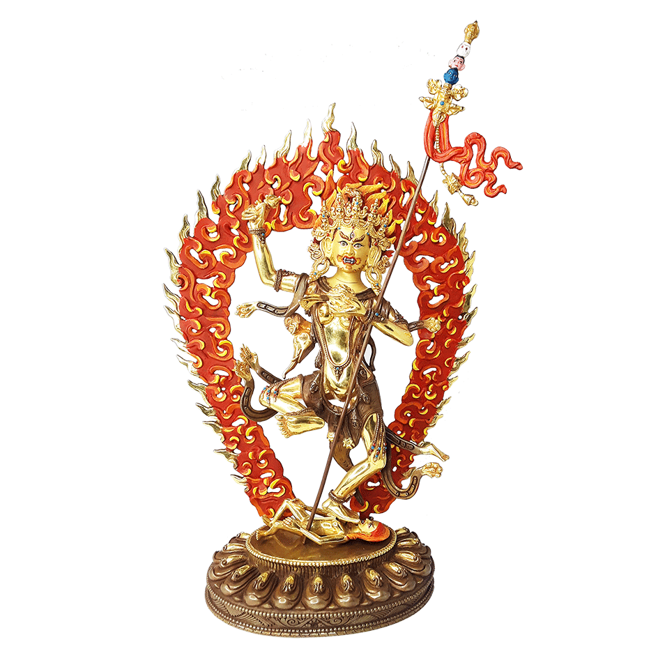 Troma Nagmo Statue Gold Plated 15.5"