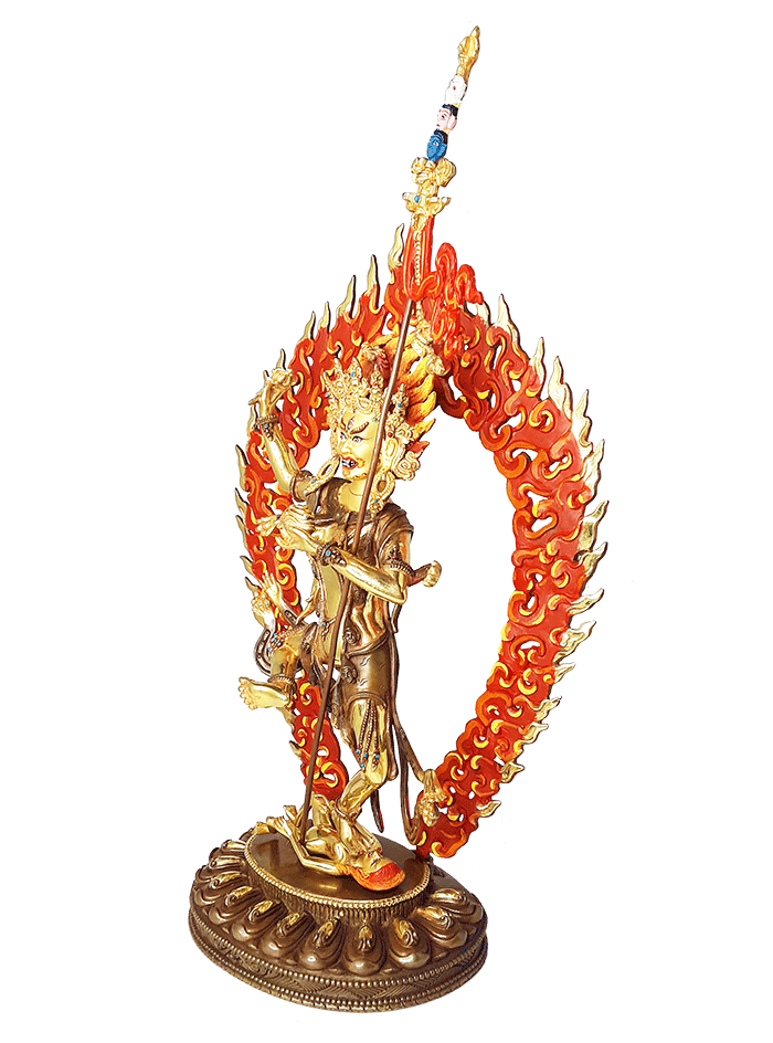 Troma Nagmo Statue Gold Plated 15.5"