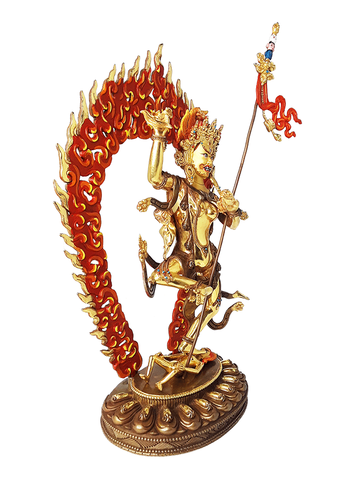 Troma Nagmo Statue Gold Plated 15.5"