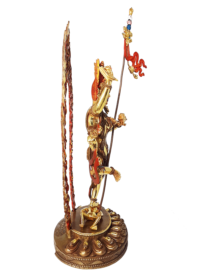 Troma Nagmo Statue Gold Plated 15.5"
