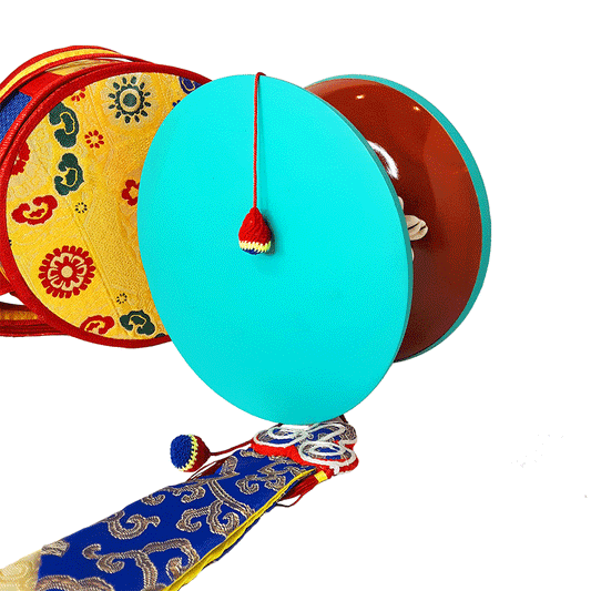 Chod Drum w/ Brocade Case (Various Sizes)