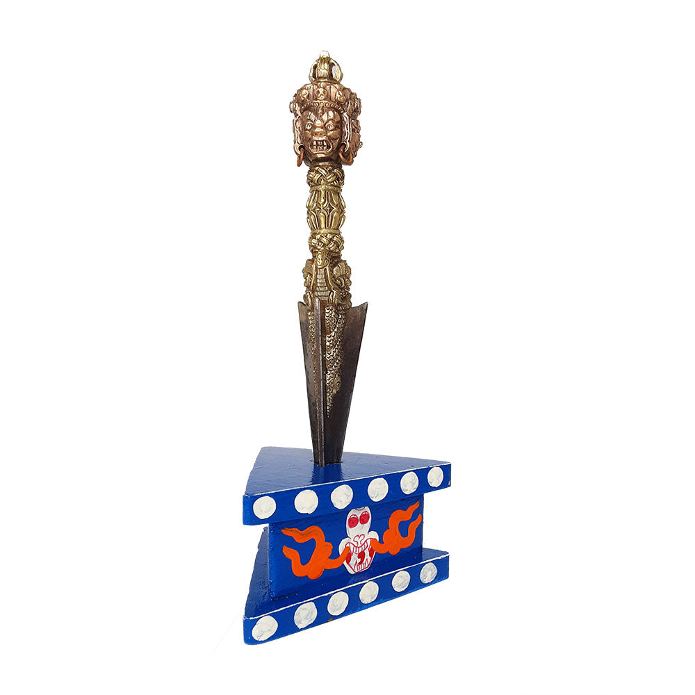 Wooden Phurba Stand (Various Sizes)