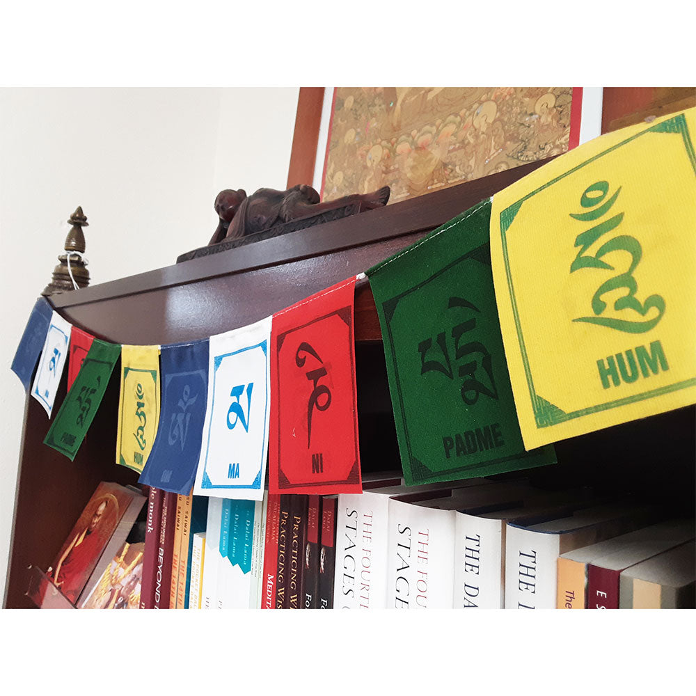 Mini Mani Prayer Flags 3"x4"