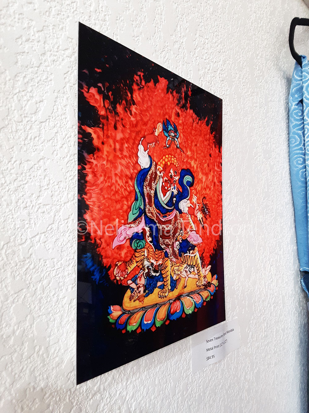 Dorje Drolo Metal Print 8"x10" by Neljorma Tendron