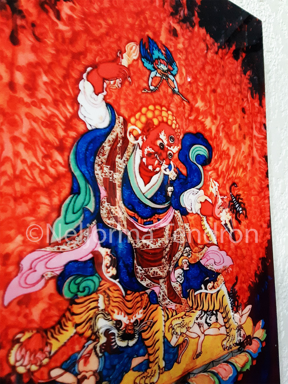 Dorje Drolo Metal Print 8"x10" by Neljorma Tendron
