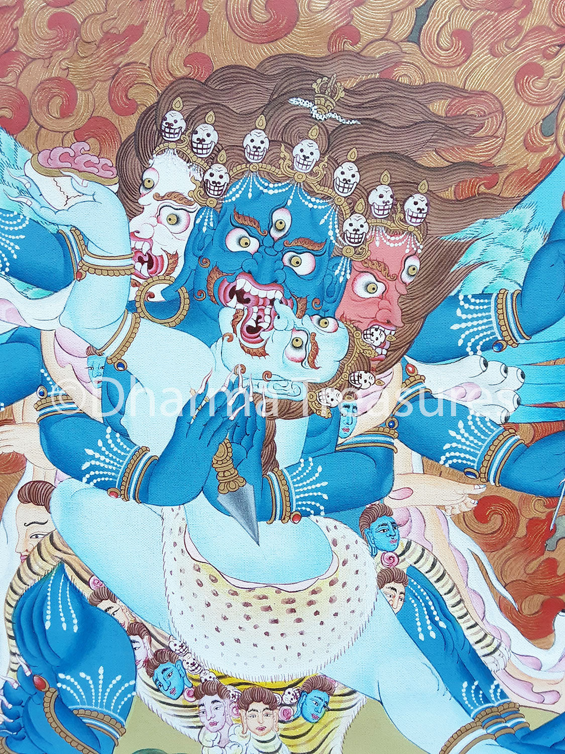 Vajrakilaya Thangka 36"x51"