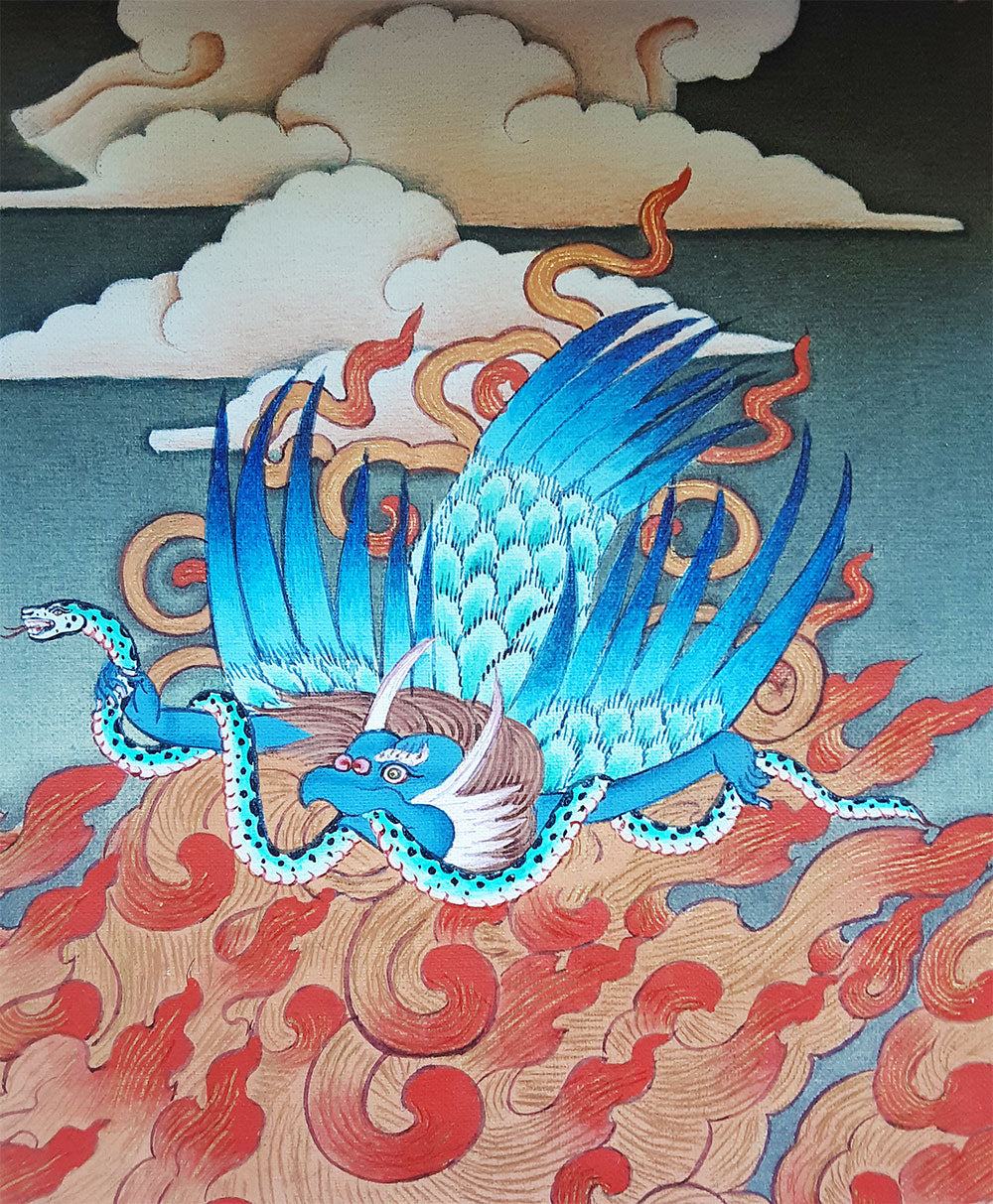 Vajrakilaya Thangka 36"x51"