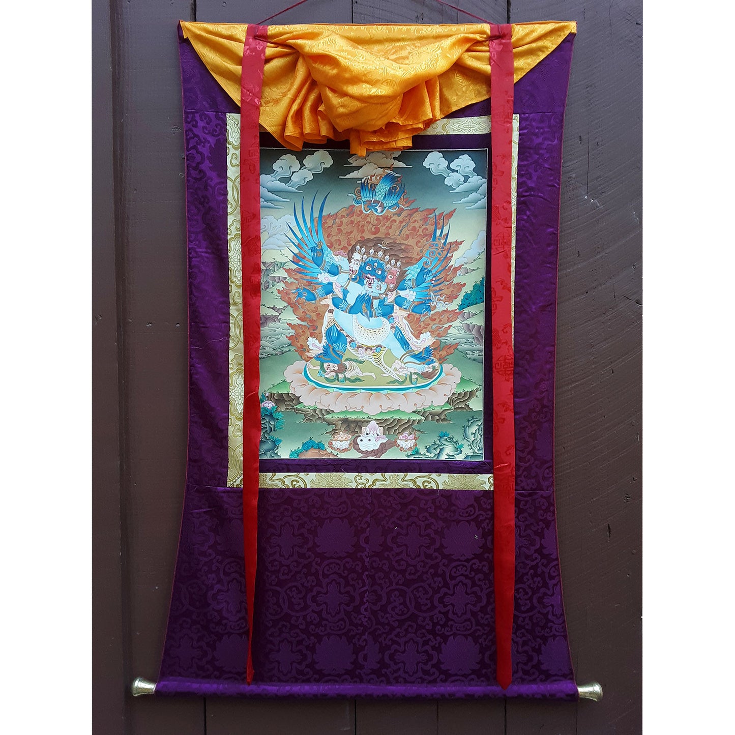 Vajrakilaya Thangka 36"x51"