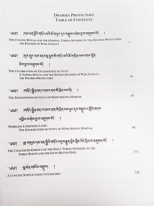 Dharma Protectors (Long And Concise Dharma Protectors Practice, Medium And Long Shenpa Practice)