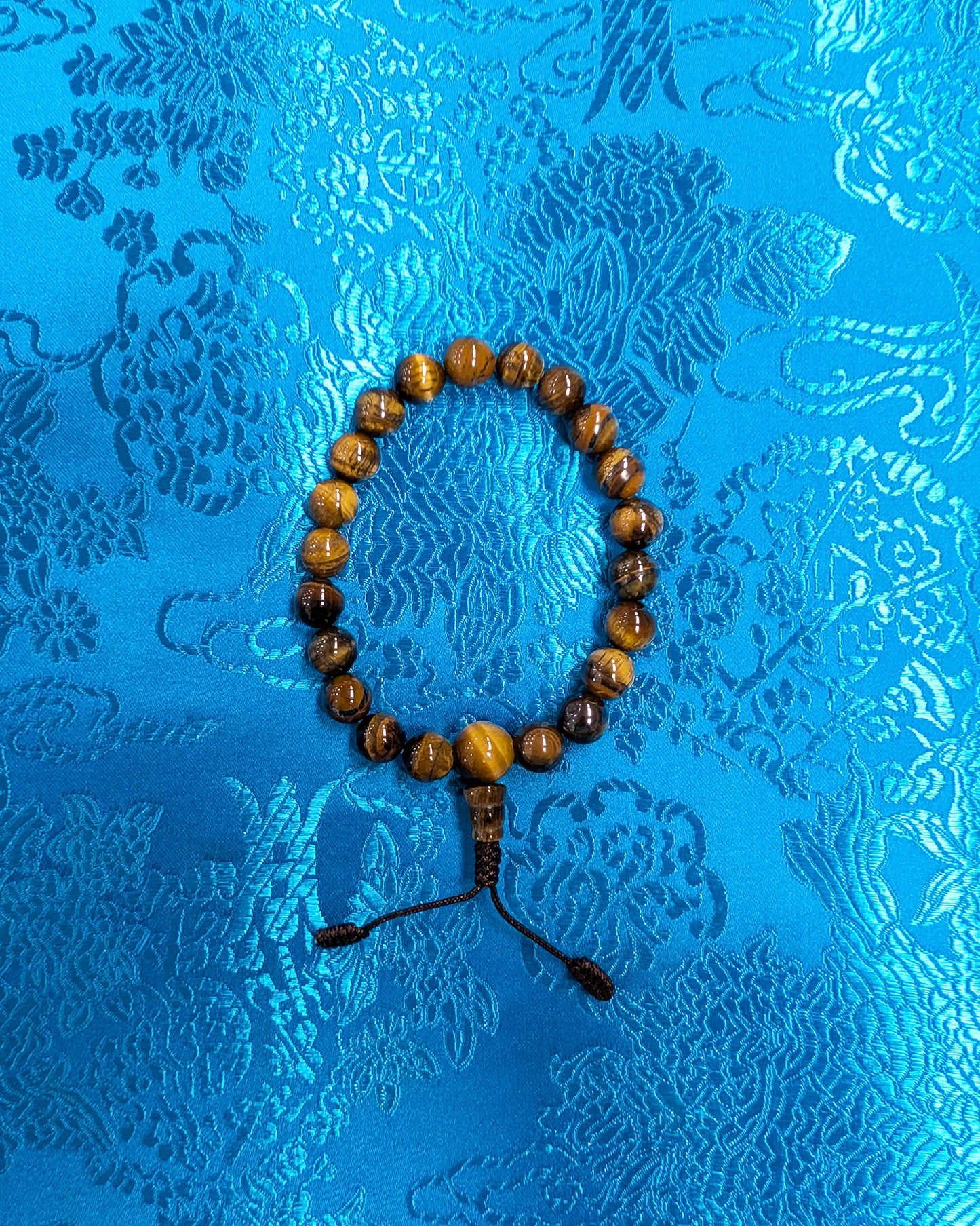Tiger's Eye Stretchy Wrist Mala 8mm