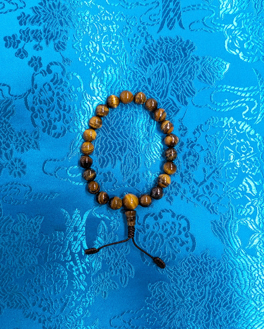 Tiger's Eye Stretchy Wrist Mala 8mm