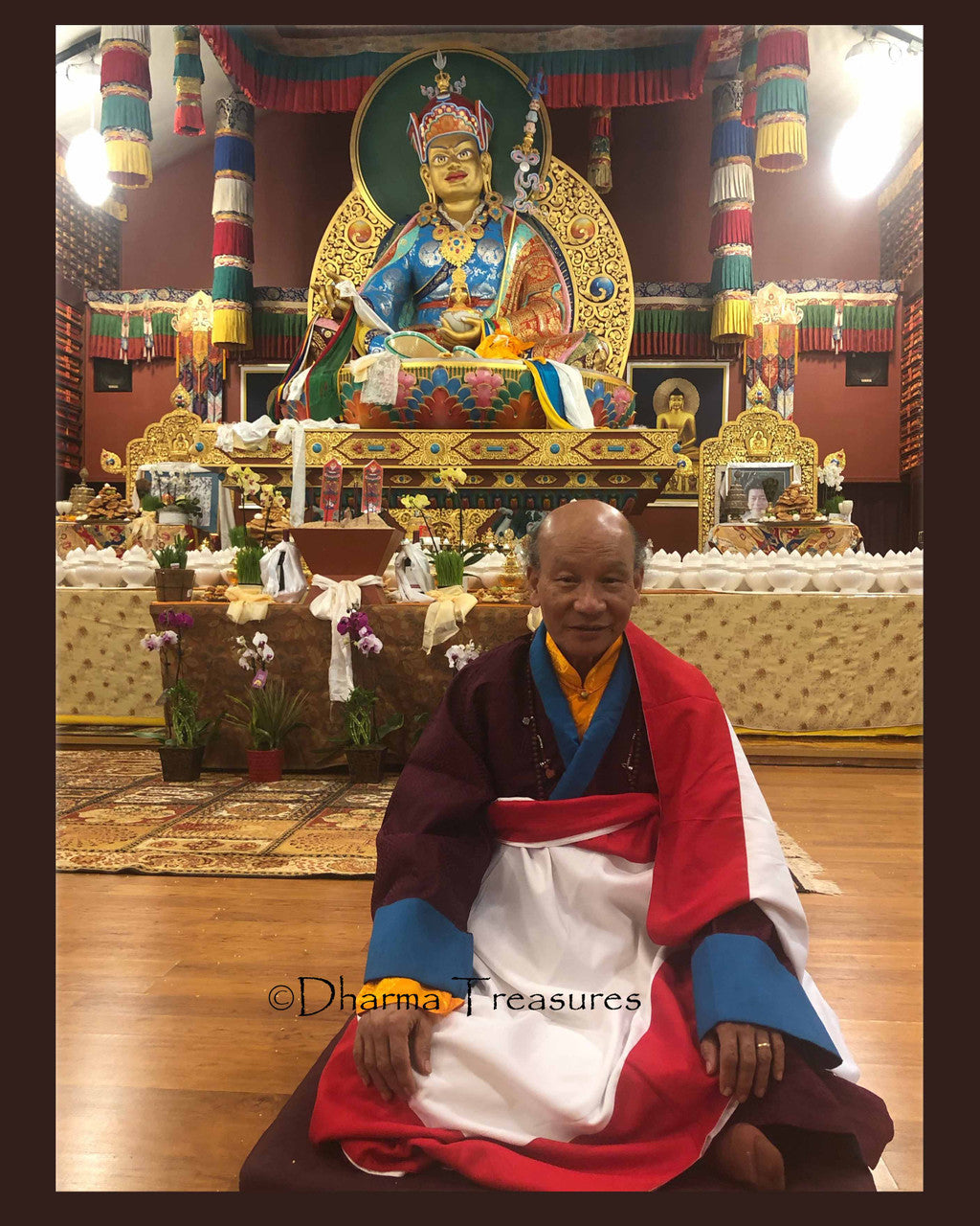 Lama Sonam in POL Shrine, Photo