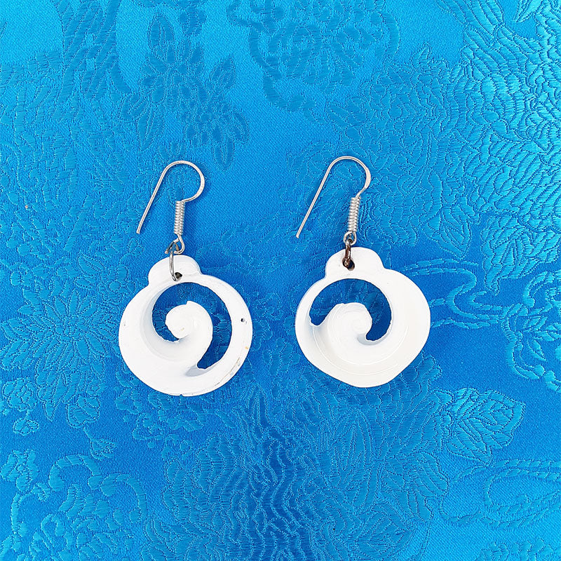 Conch Earrings, Medium