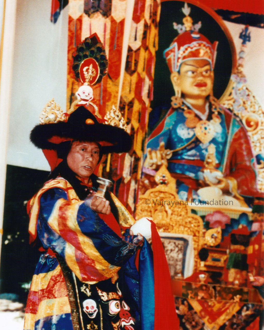 Lama Tharchin Rinpoche Black Hat Dance Photo