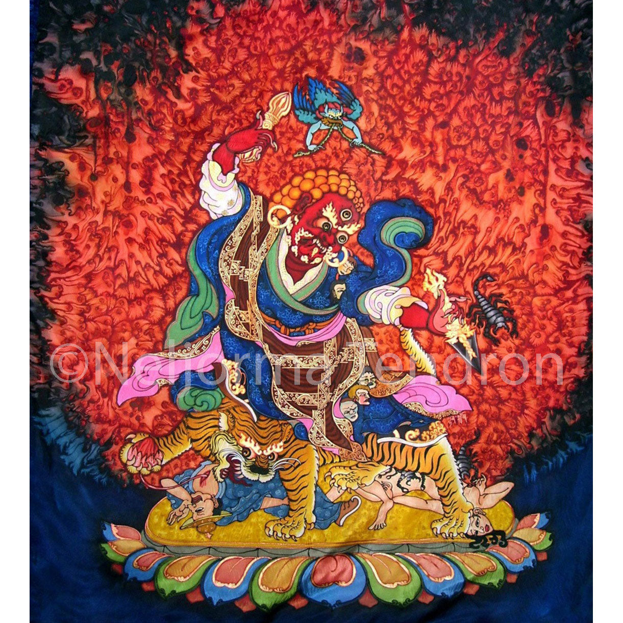 Dorje Drolo Canvas Print 16"x20" by Neljorma Tendron