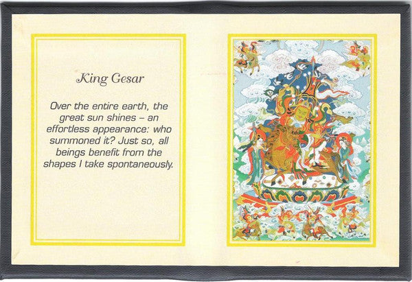 King Gesar - Folding Thangka