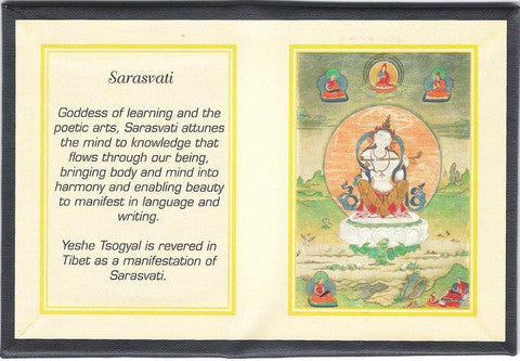 Sarasvati - Folding Thangka
