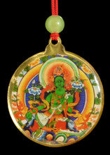 Green Tara Kalachakra Deity Medallion