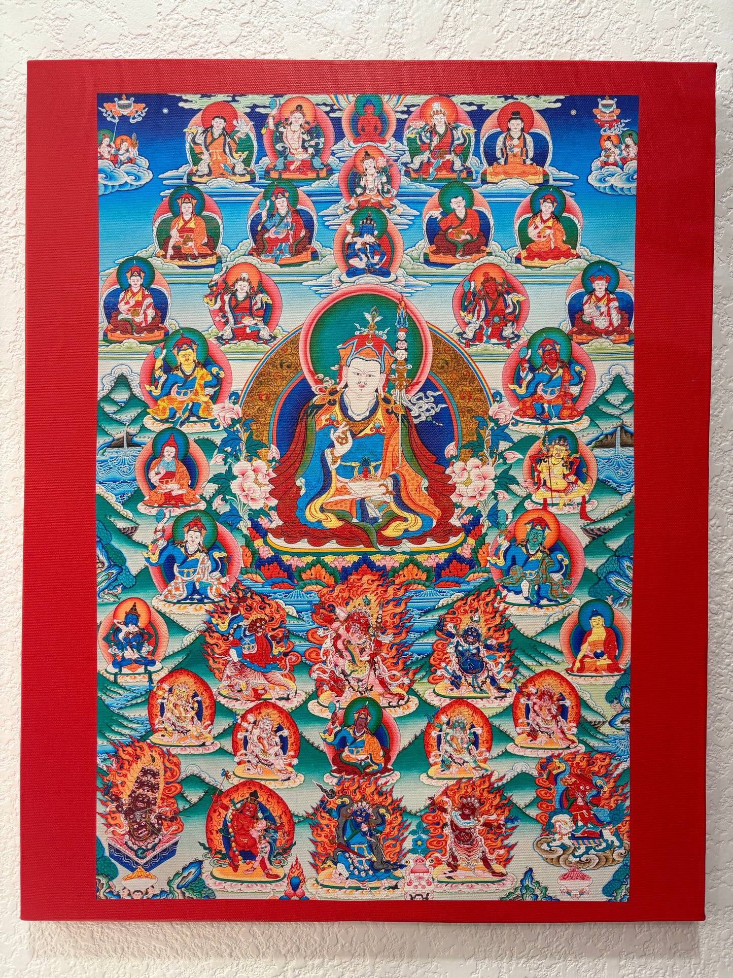 Seven Treasures Retinue Canvas Print 16"x20" (various colors) (DISCOUNTED)