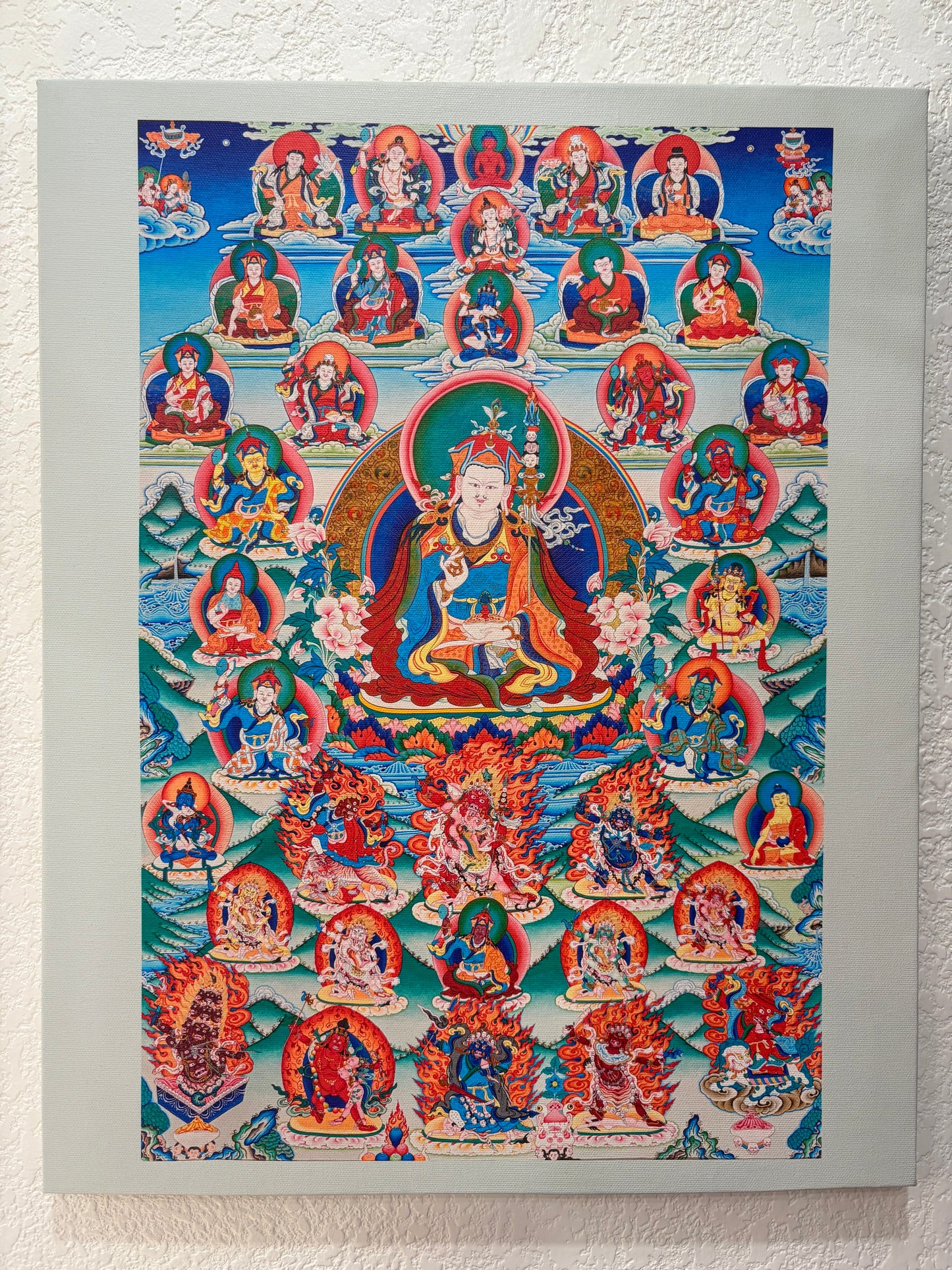 Seven Treasures Retinue Canvas Print 16"x20" (various colors) (DISCOUNTED)